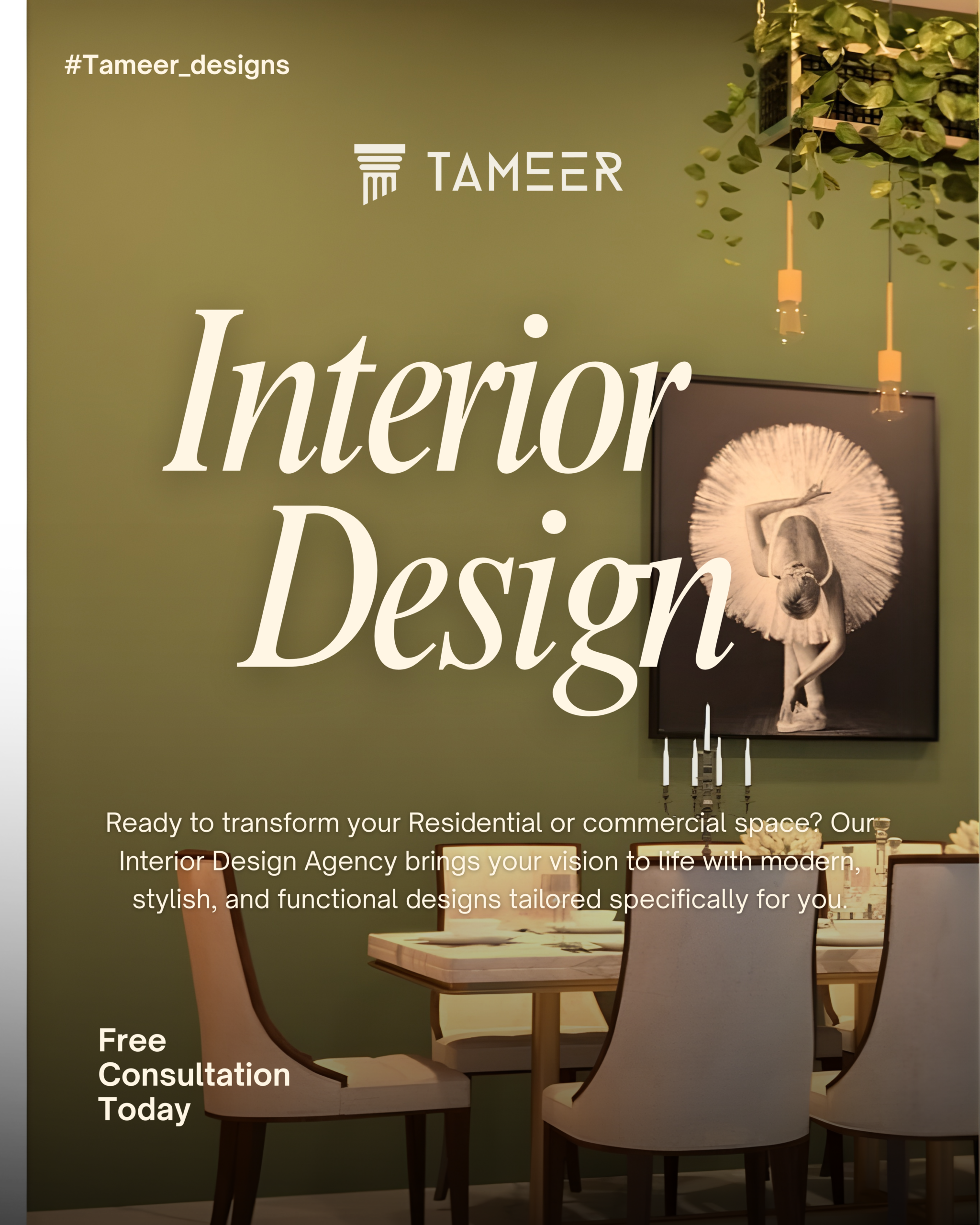 Modern 2BHK home interior design in Varanasi with stylish living room furniture by Tameer Studio