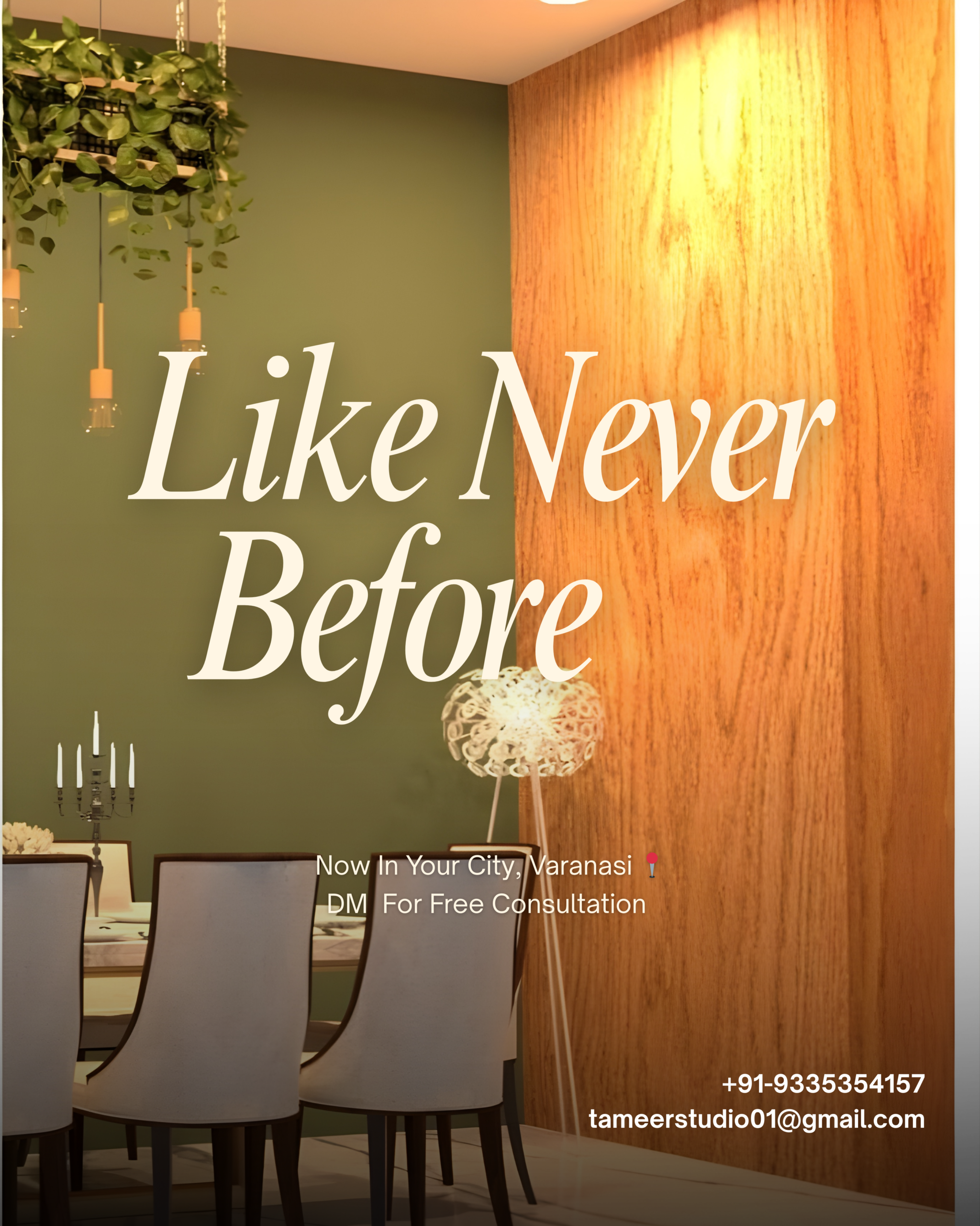 Luxury living room interior design in Varanasi featuring false ceiling, LED lighting, and premium finishes